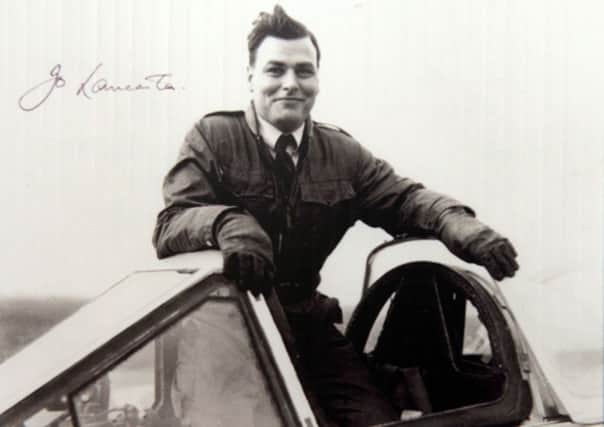 Jo pictured during his days as a second world war fighter pilot                                                       L44505H13
