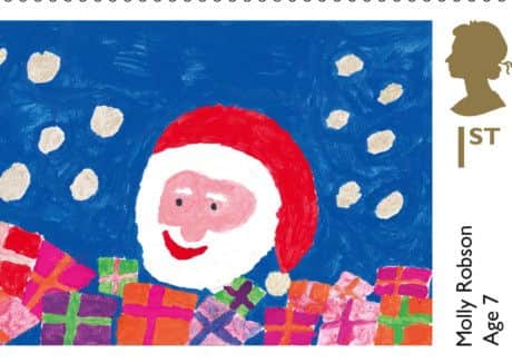 Santa design by Molly Robson aged 7,  from Horsham, West Sussex