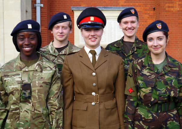 New design of cap badge and uniform for Christ's Hospital Army Cadets