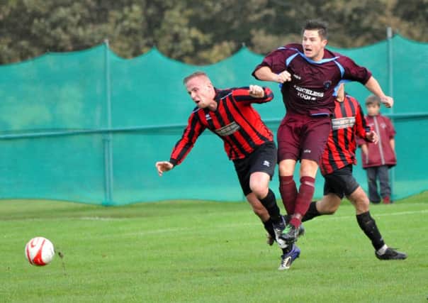 Action from Little Common's defeat to Oakwood at the weekend. Picture by Steve Hunnisett (eh45016g)
