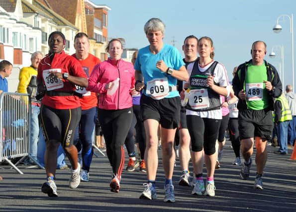 Runners will be out in force along Bexhill seafront once again tomorrow afternoon