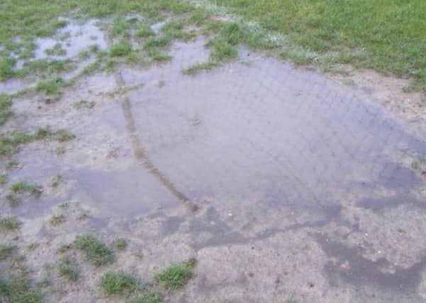 Hastings United's game at home to Walton & Hersham has been postponed due to a waterlogged pitch