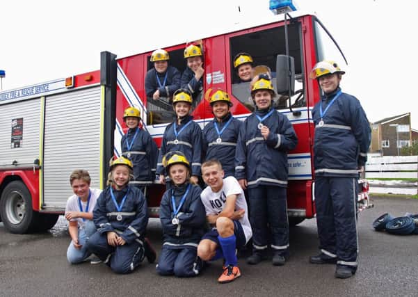 Young people from Worthing, Shoreham and Angmering successfully graduated from the FireBreak course at Lancing Fire Station