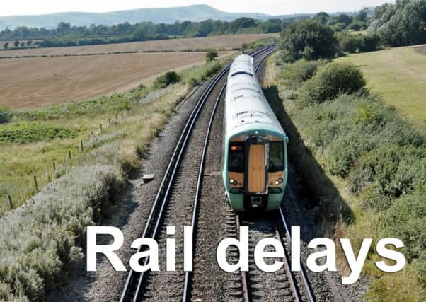 Train delays.