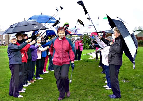 Dot Collyer is welcomed in the wet as Chichester's new ladies' captain