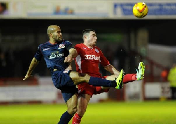 Mike Jones again impressed in a central role against Walsall (Pic by Jon Rigby)