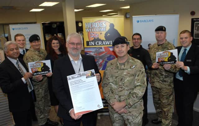 jpco-27-11-13 Heroes welcome in Crawley (Pic by Jon Rigby)