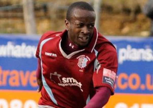 Ade Olorunda scored within two minutes of his first appearance back at Rye United