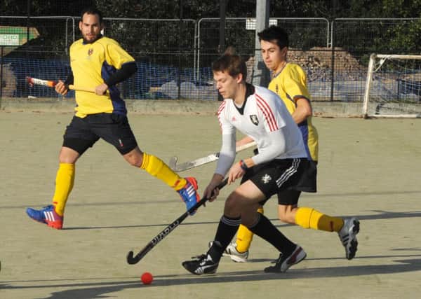 Action from the University of Chichester's clash with Horsham  Picture by Kate Shemilt C131611-2