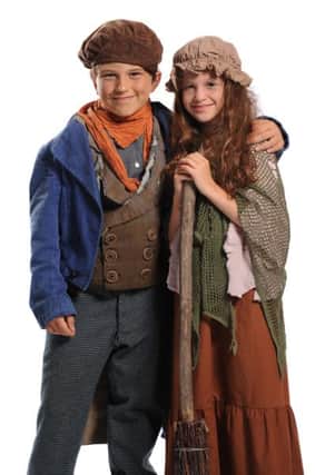 Sam and  Leah Gallant from Shoreham as Gavroche and Young Cosette