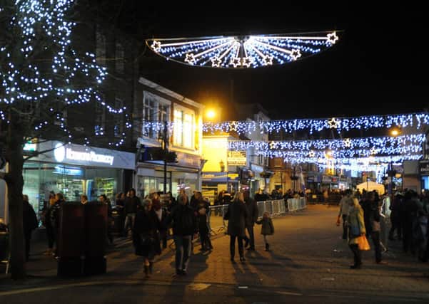 Littlehampton's festive lights give off a magical glow     L49570H13