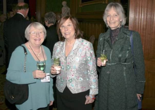 Margaret Paren, Chair of South Downs National Park Authority; Baroness dSouza, the Lord Speaker and Baroness Whitaker, President of the South Downs Society.  Picture by Nigel Frey