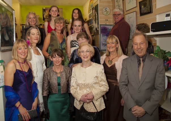 teyning Oxfam fashion show organisers, models and helpers. Pic by Adrian Jessup