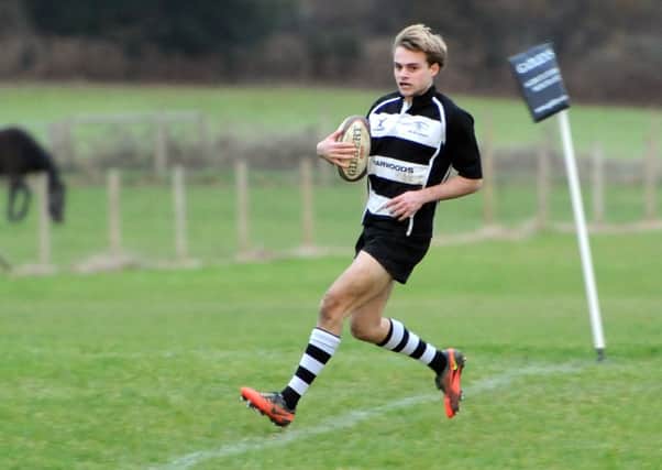 Wing Wizard. Will Scrase's fine try-scoring form has been a big part of Pulborough's success so far