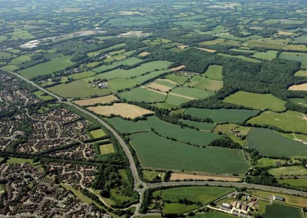 Aerial image of land north of the A264