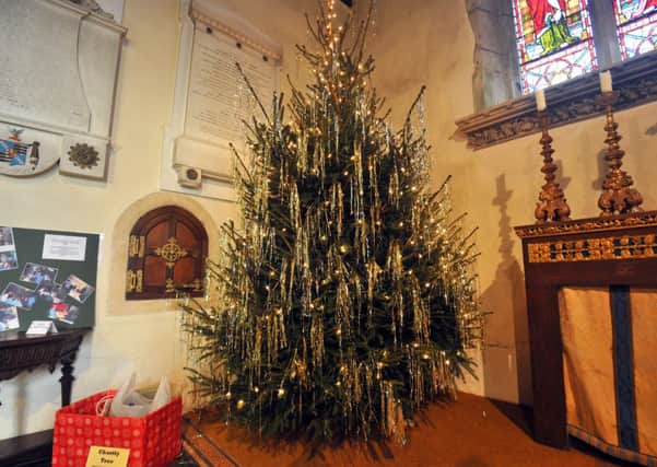 7/12/13- Christmas Tree Festival at St Georges Church, Brede.