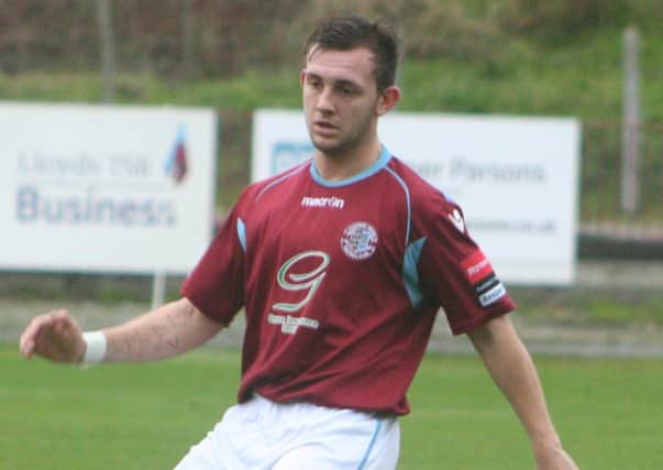 Tom Vickers was sent-off for Hastings United under-21s last night. Picture by Terry S. Blackman