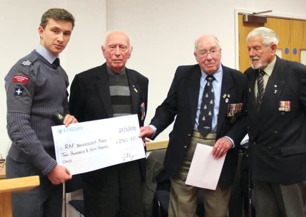 The three veterans at Hurstpierpoint College