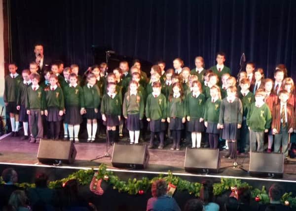 St Andrews Prep and St Johns Meads school choirs with Tenors Un Limited