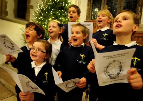 St Margarets, Ditchling have a carol service in the church. Pic Steve Robards