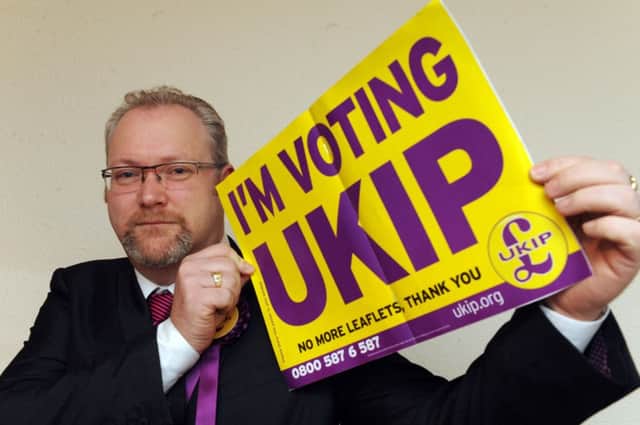 Trevor England, now a UKIP councillor, has been a member of three political parties in a matter of weeks