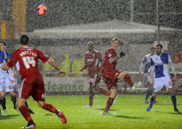 Crawley Town V Bristol Rovers FA Cup replay match abandoned (Pic by Jon Rigby)