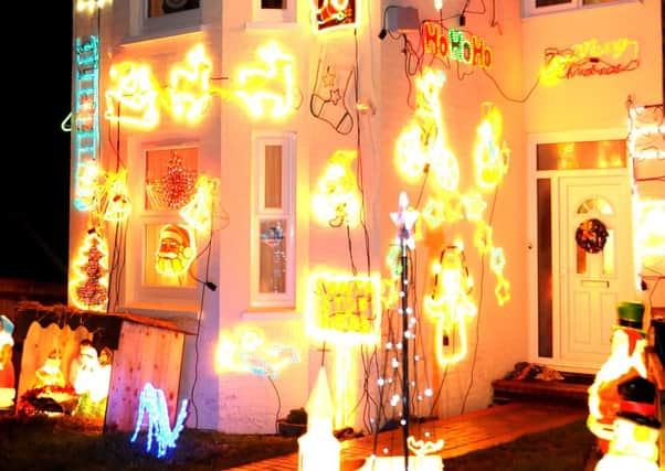 Christmas lights at Ashenground Road, Haywards Heath. pic Steve Robards