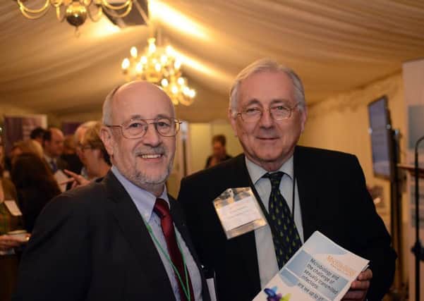 SGM President Professor Nigel Brown with Sir Peter Bottomley MP