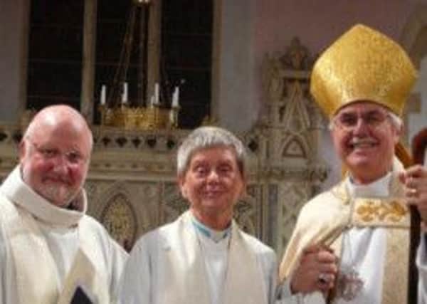 The Archdeacon of Lewes and Hastings, the Venerable Philip Jones, the Reverend Ann-Marie Crosse of Netherfield, Mountfield and Brightling, and the Right Reverend Dr Laurie Green.