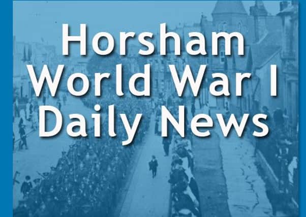 World War I daily bulletin from the Horsham district