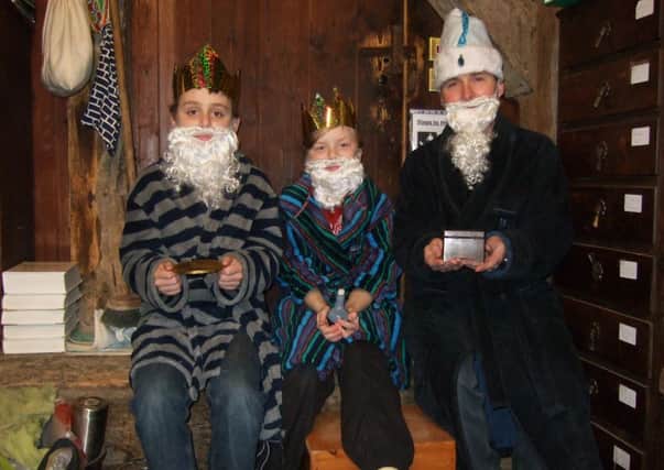 The three newest recruits who came as the three wise men