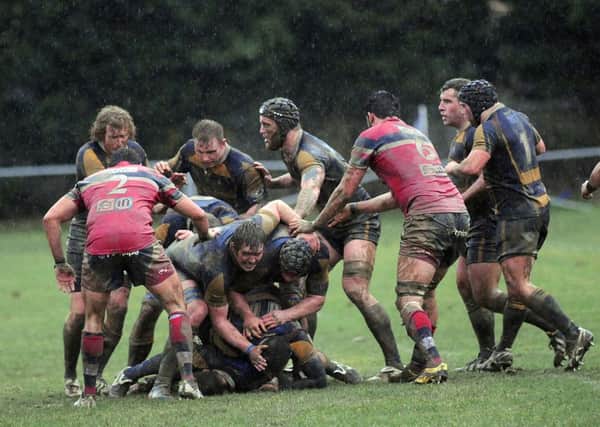 Action from Worthing Raiders against Doncaster on Saturday