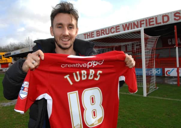 Matt Tubbs is back at Crawley and already scoring goals (Pic by Jon Rigby)