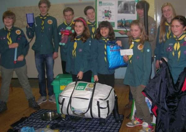 Scouts aid Philippines