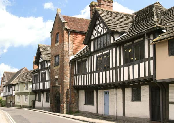 Brotherhood Hall, in Church Street, where Steyning Grammar School was founded by William Holland in 1614