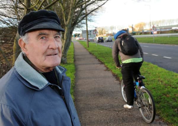 W02521H14  John Dance has been verbally abused by cyclists