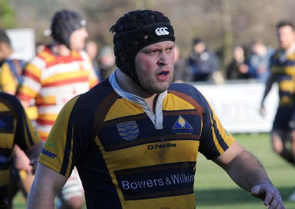 Worthing Raiders Rugby Club's Pete Cleveland