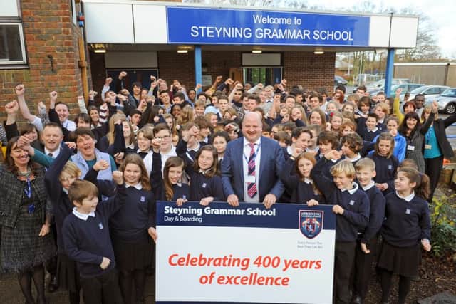 JPCT 310114 Steyning Grammar school celebrating 400th anniversary. Photo by Derek Martin