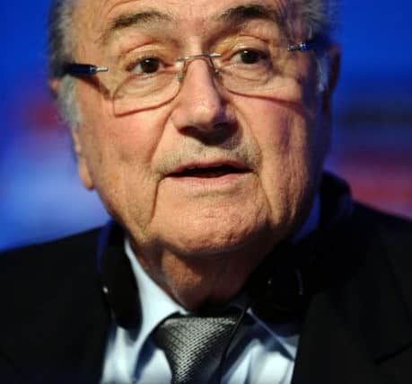 FIFA President Sepp Blatter during a press conference at the Costa Do Sauipe