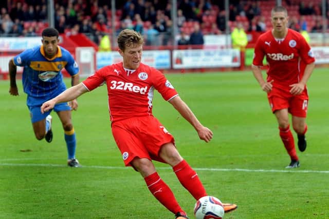 Billy Clarke returns from suspension and could partner Matt Tubbs (below) in attack