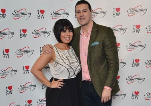 Slimming World District Manager Lorenza Samuels meets comedian and TV presenter Paddy McGuinness