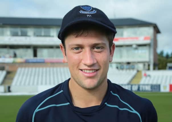 Harry Finch is part of England's squad for the 2014 ICC Under-19 World Cup in the UAE next month. Picture courtesy Sussex CCC