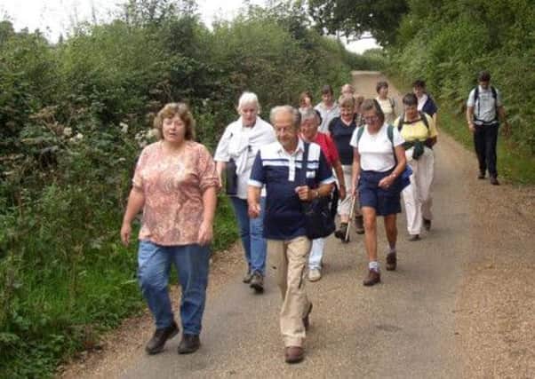 A range of health walks, led by volunteers, are available across the Horsham district