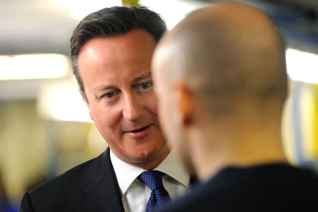 Prime Minister David Cameron visiting the Vent Axia factory in Crawley
23-1-14 (Pic by Jon Rigby)
