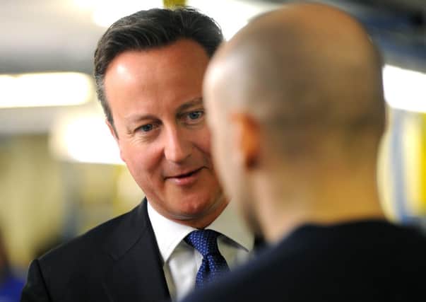Prime Minister David Cameron visiting the Vent Axia factory in Crawley
23-1-14 (Pic by Jon Rigby)