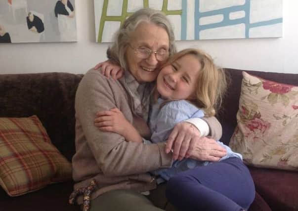 Lily paints for the Alzheimer's Society after her nan was diagnosed with the disease