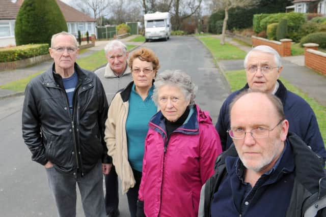 JPCT 270114 Ringley Road residents unhappy about proposed development. Photo by Derek Martin