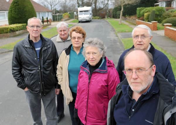JPCT 270114 Ringley Road residents unhappy about proposed development. Photo by Derek Martin
