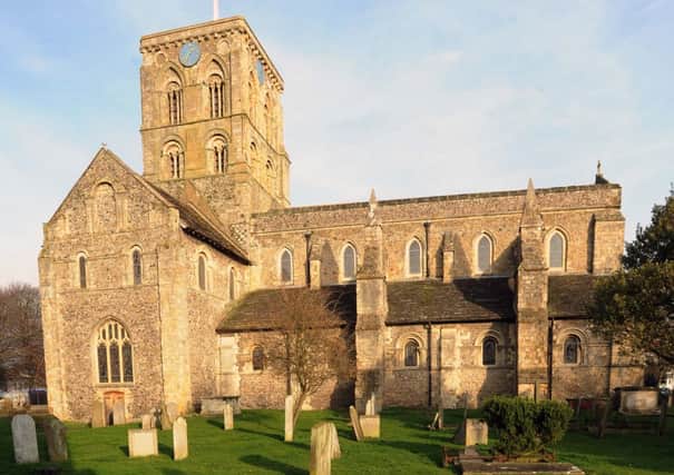 The iconic town clock on St Mary de Haura Church in Shoreham will soon be repaired S02741H13