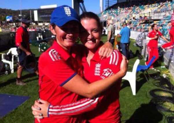Charlotte Edwards and Sarah Taylor. Picture courtesy of the ECB